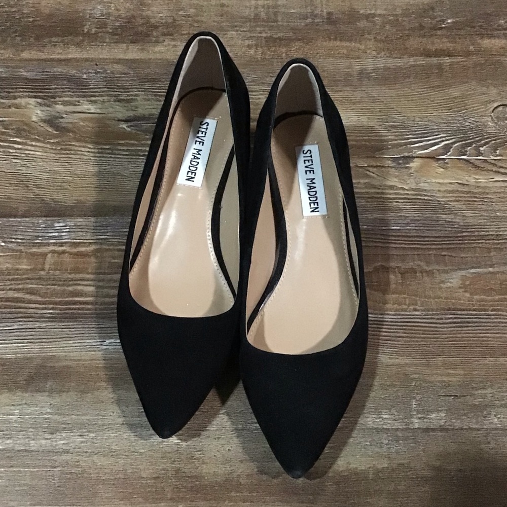 Block kitten heels